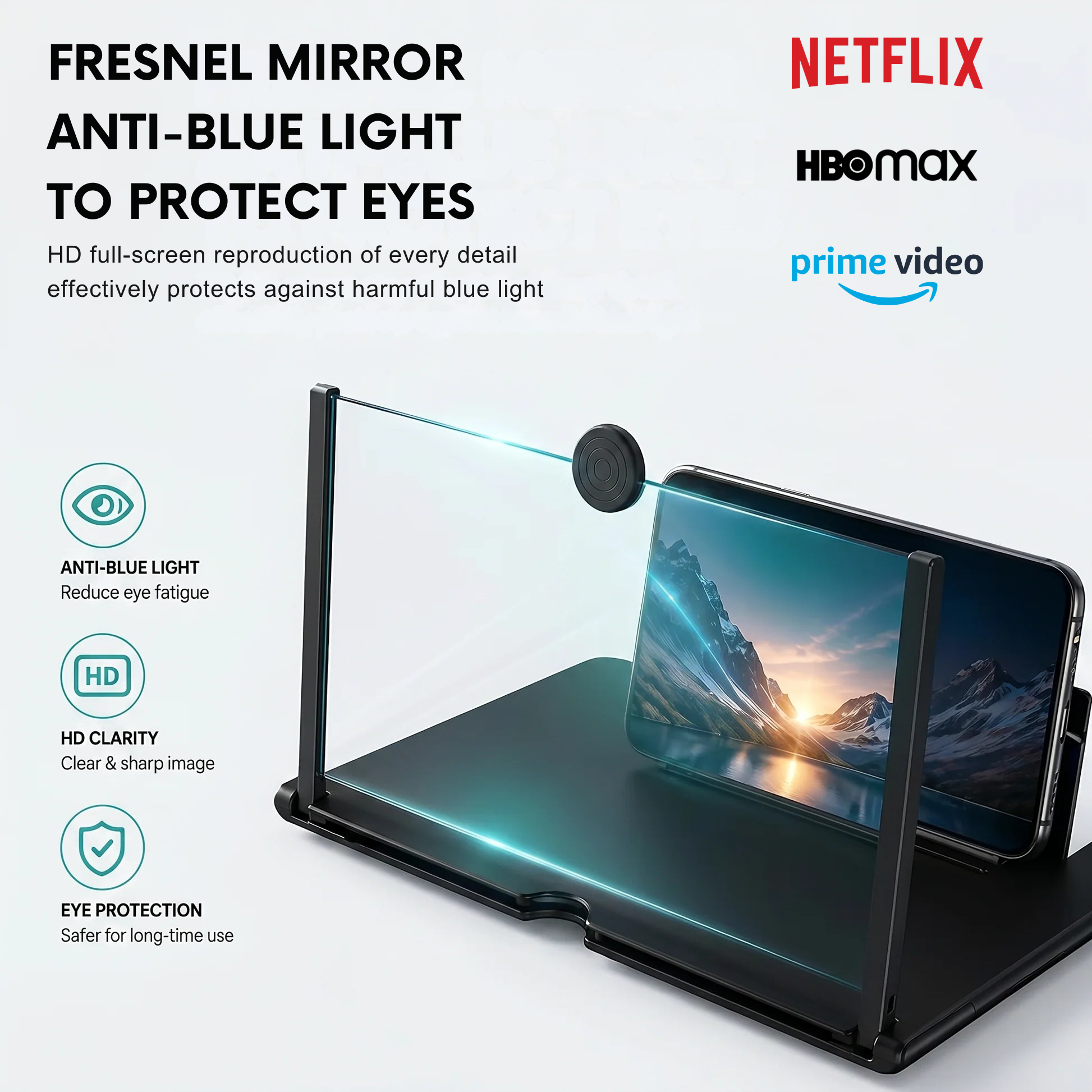 HD Screen Magnifier Stand